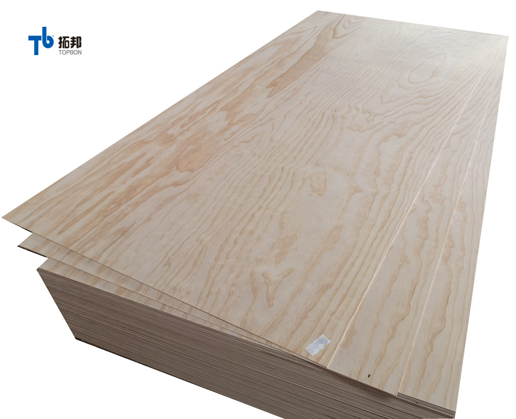 Madera contrachapada de pino comercial para mercado exterior con precio mayorista