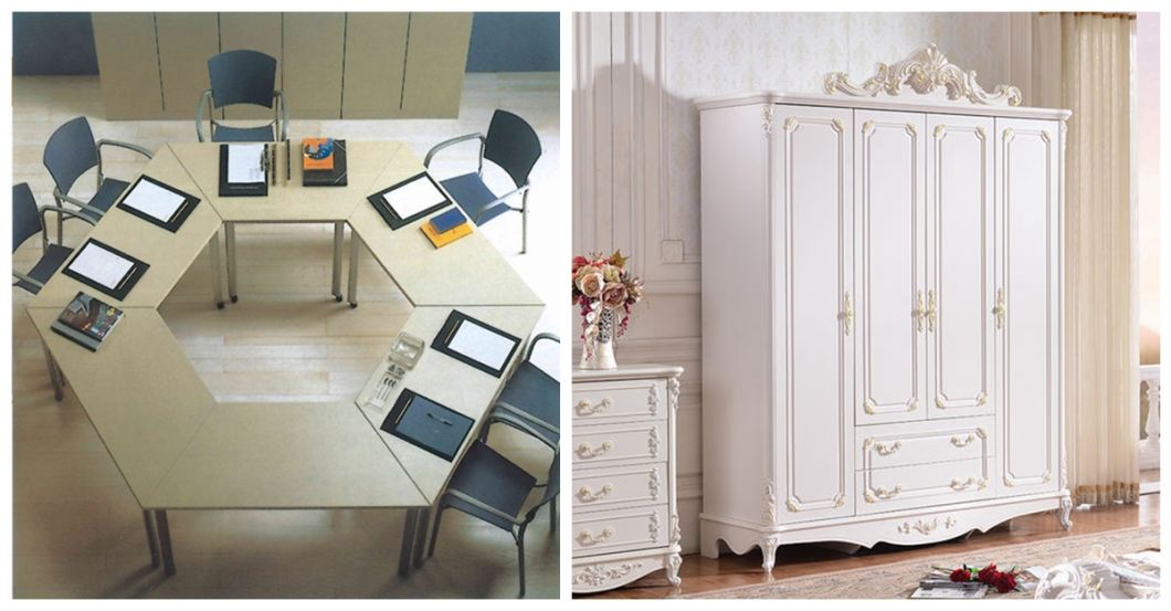 MDF de calidad estable con pegamento E1 E2 para muebles
