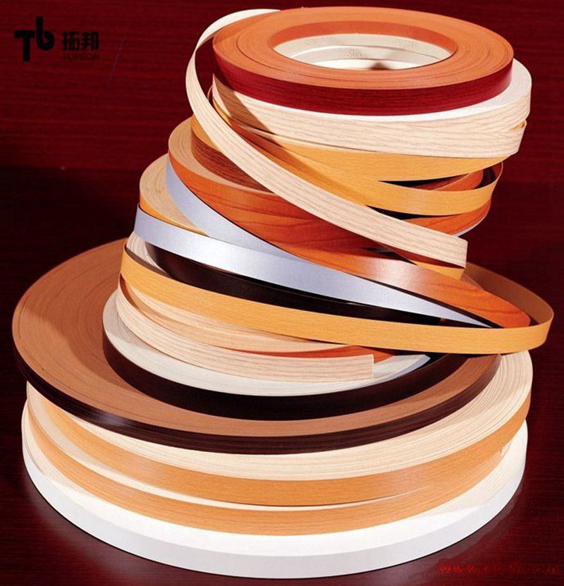 Banding de borde / banda de borde de PVC con grosor 0.4mm-3mm