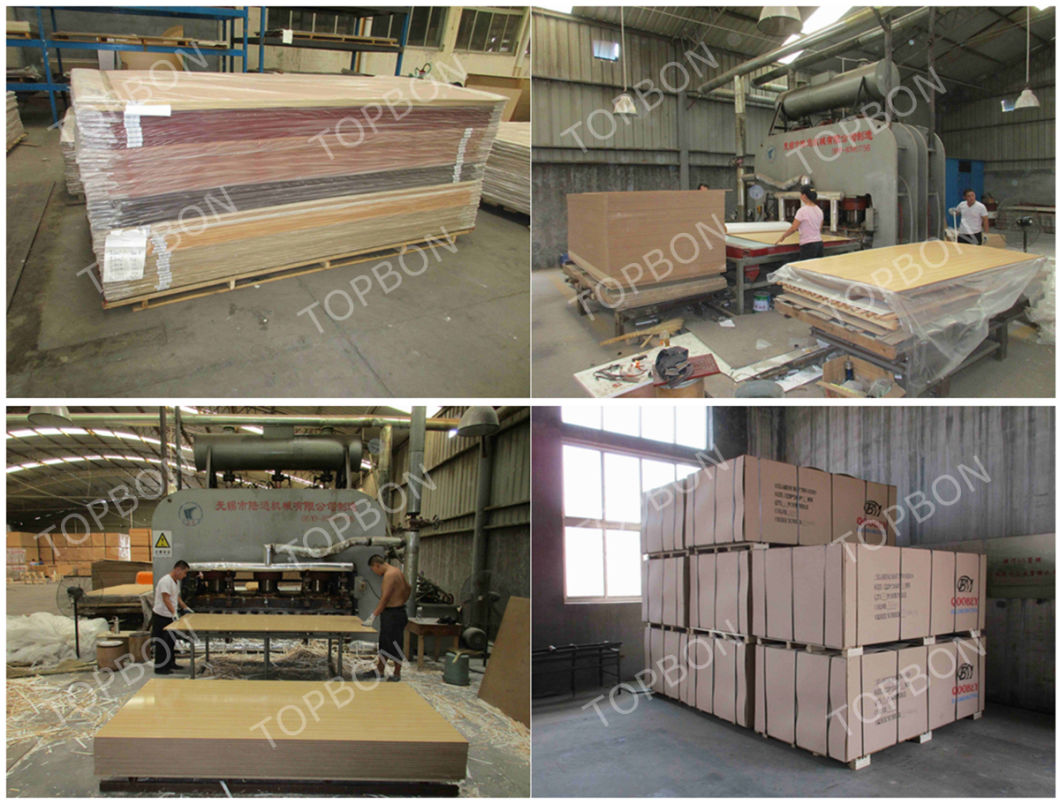 Madera contrachapada de papel de melamina de alta calidad para uso de muebles