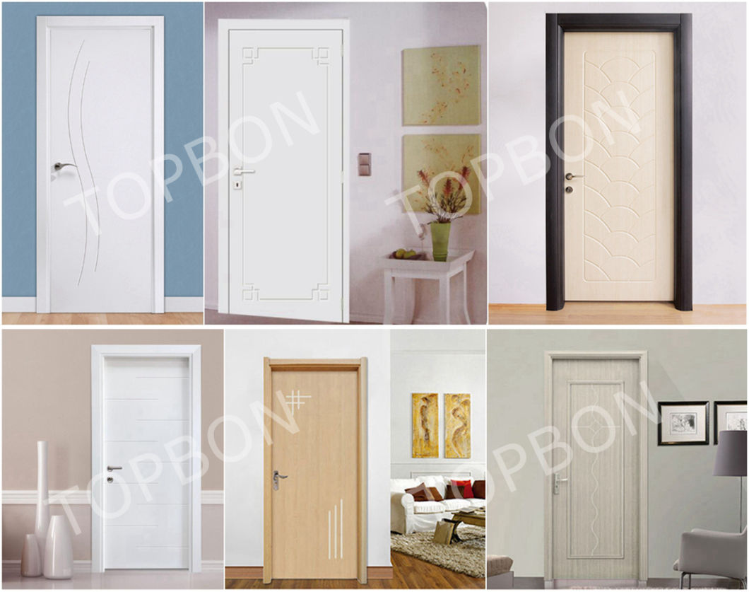 Puertas Interior PVC / Puerta de inodoro PVC con precio barato